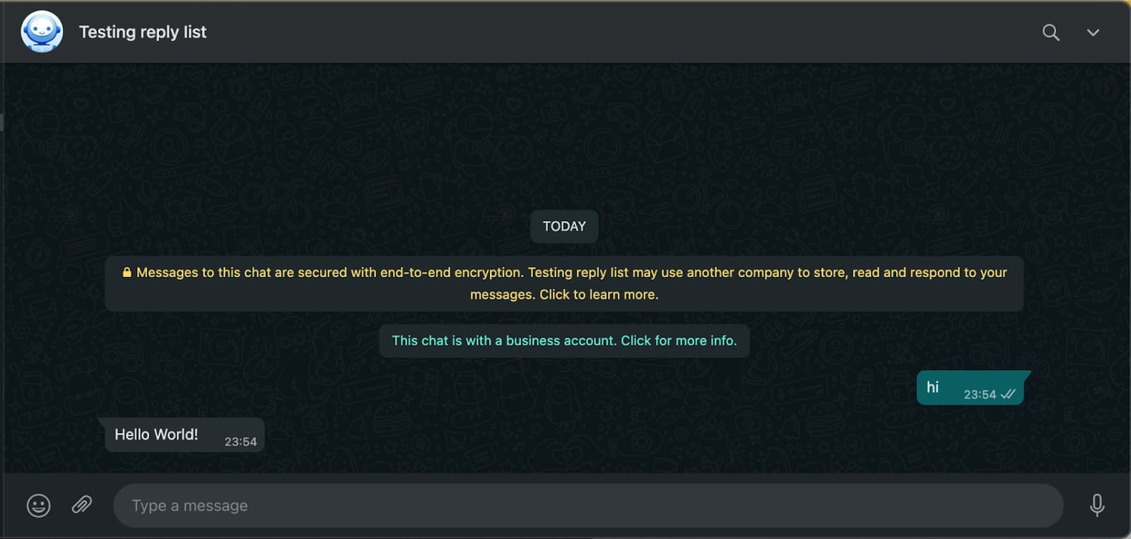 How to use WhatsApp Business API in my chatbot